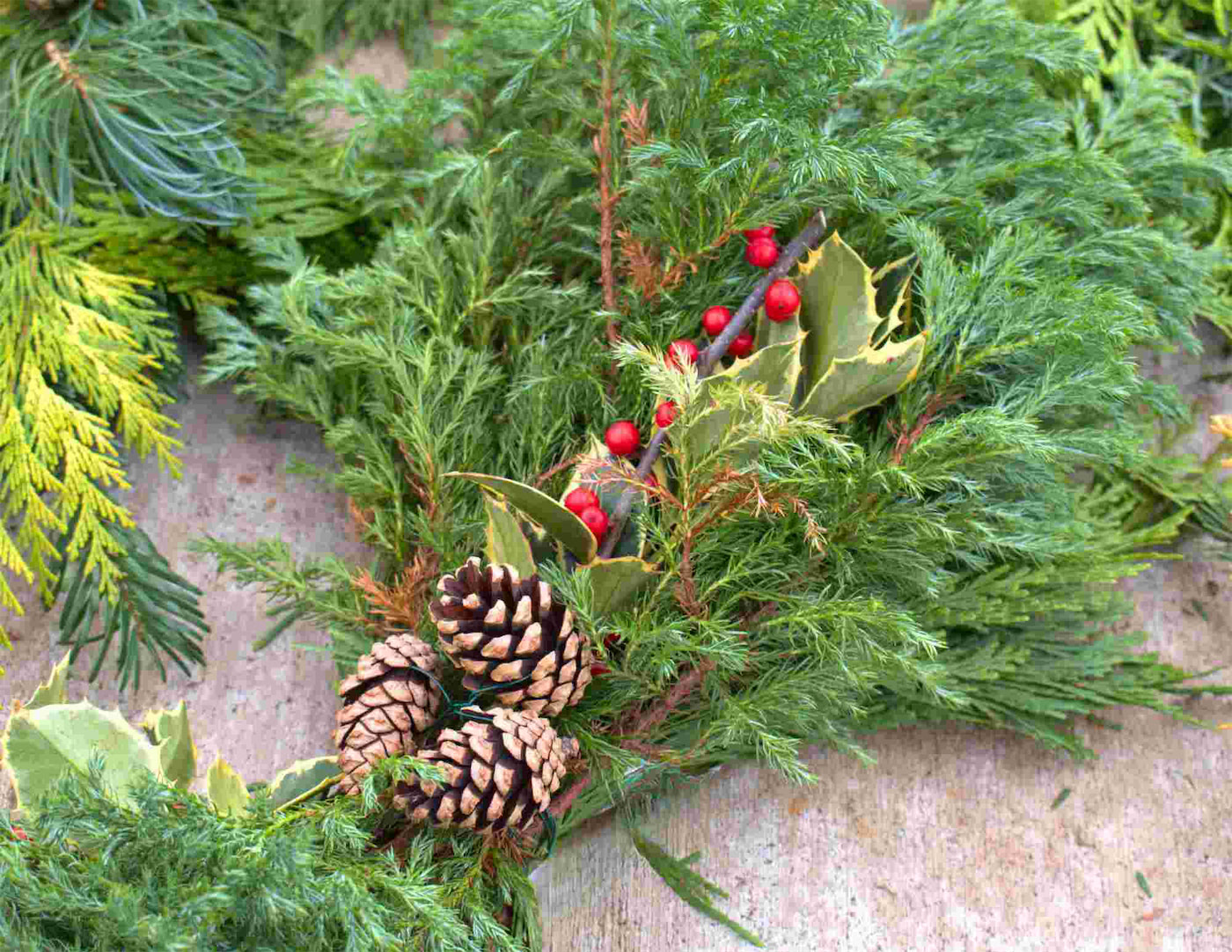 Holiday Wreaths and Greenery