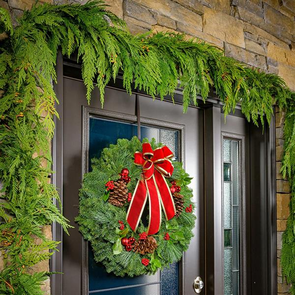 Holiday Wreaths and Greenery